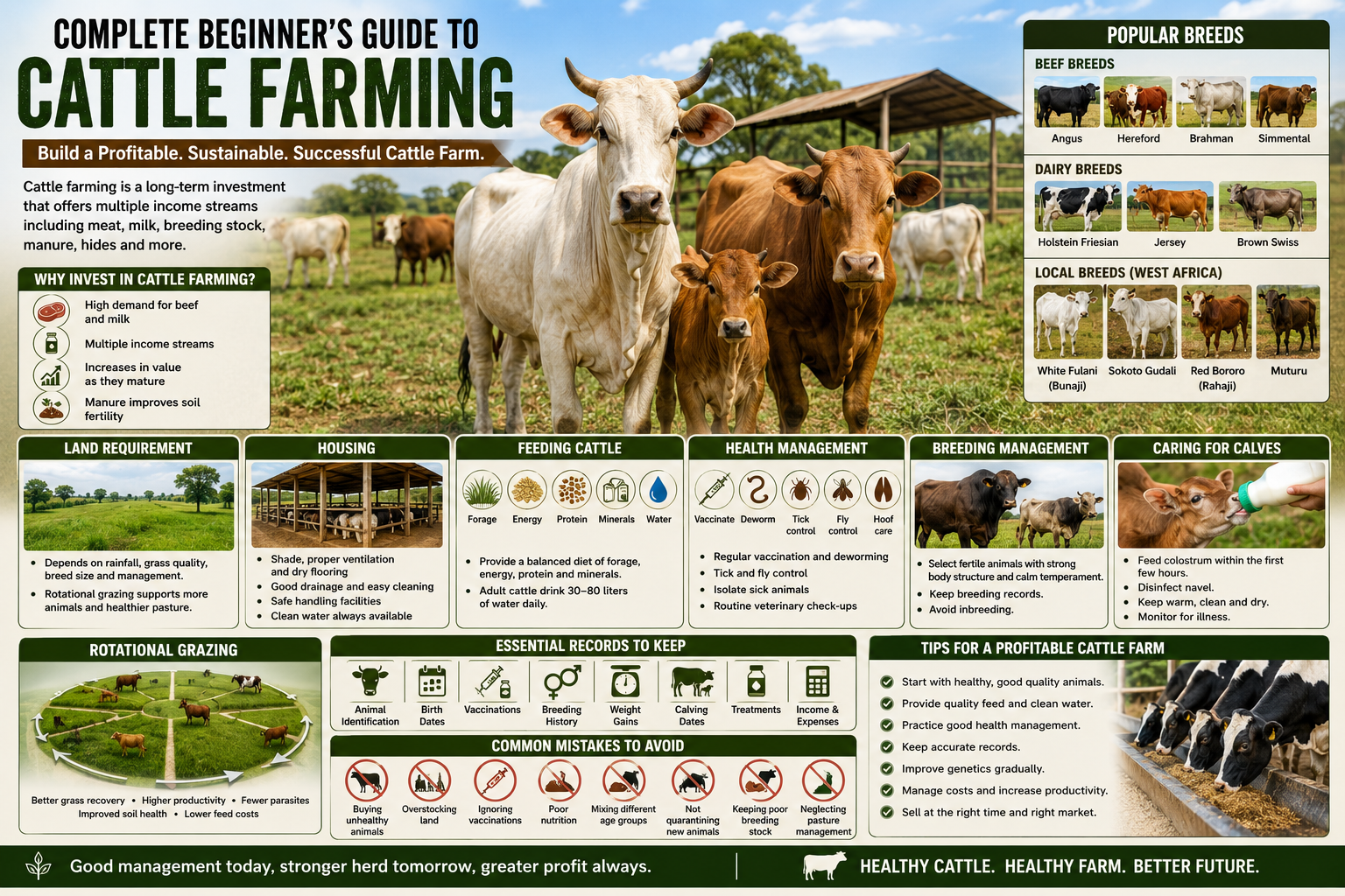 Complete Beginner's Guide to Cattle Farming
